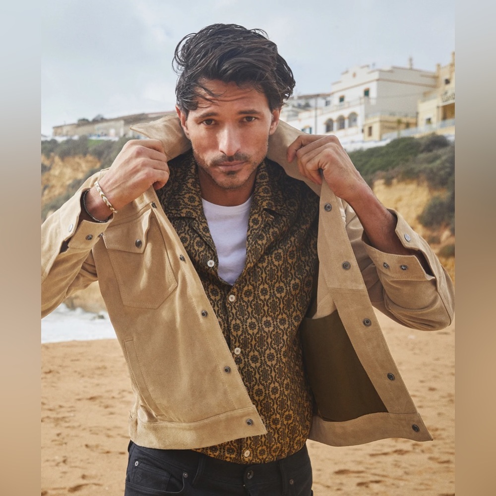 NWT Todd Snyder Italian Suede Dylan Jacket in Cappuccino Size XS